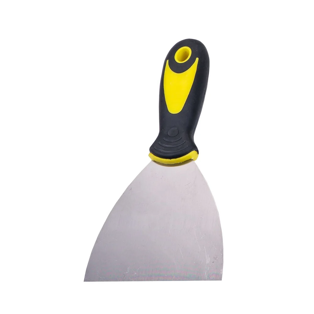 Different Types Carbon Steel Rubber Handle Mirror Polishing Rubber Gypsum Putty Scrapers