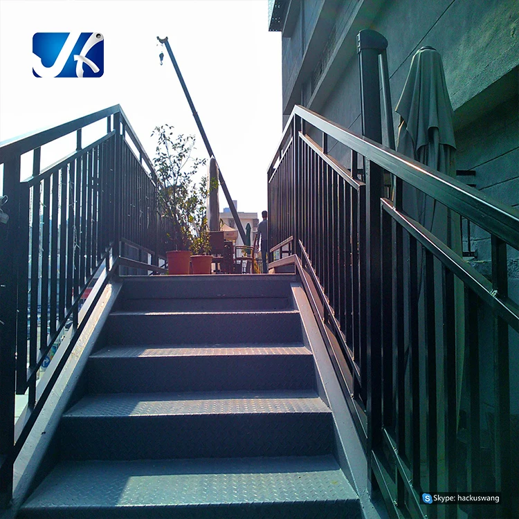 Galvanized Outdoor Light Type Steel Structure Stair for Workshop Application