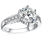 Wholesale Fashion Women's Diamond Ring Design Made With Austria Crystal Jewelry R24