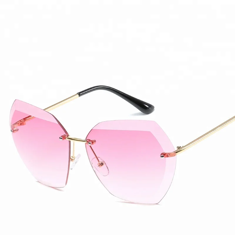 frameless sunglasses