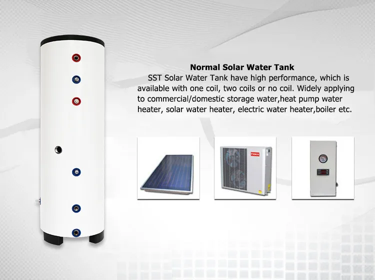 Sus 316 Twin Tank Solar Water Heater With Thermo/ Auxiliary/ Solar