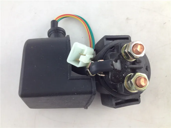 Черный GY6 реле стартера для скутера 50cc 110cc 125cc 150cc 250cc с водонепроницаемой крышкой
