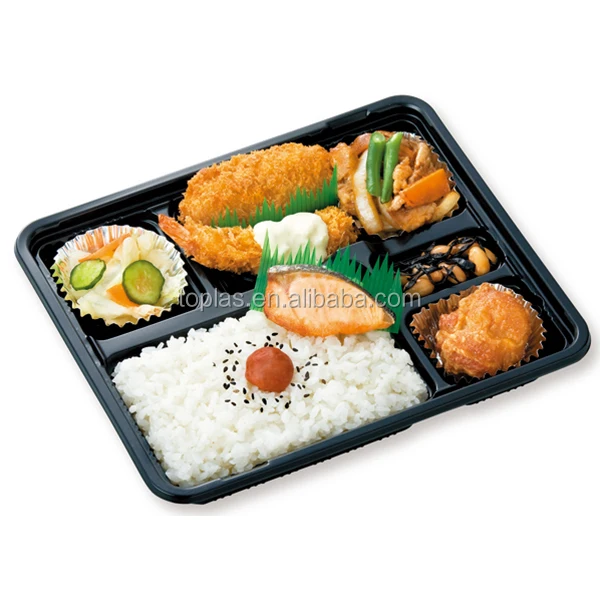 Коробка для упаковки еды суши с крышкой