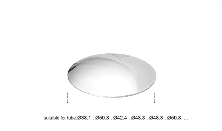 Stainless Steel Pipe End Cap 304 316 Round Handrail Tube Pipe End Cap