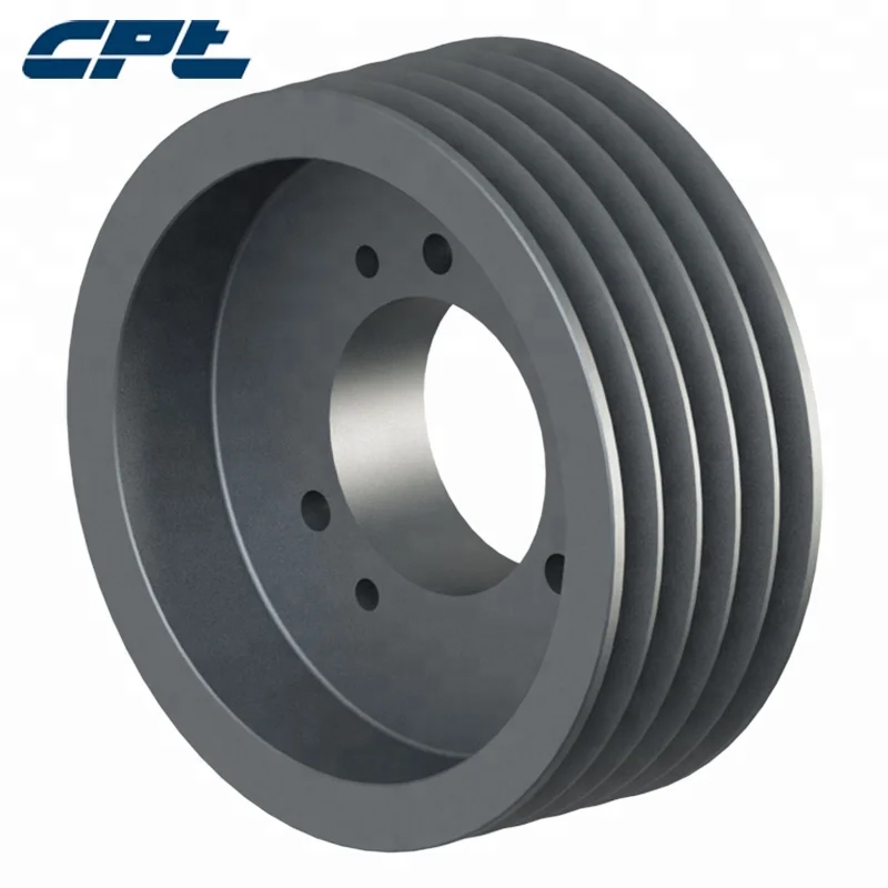 CPT 5 Grooves 5C Series Elevator Drive Pulley V-Belt Cone Pulley for QD Bushings OEM Customizable