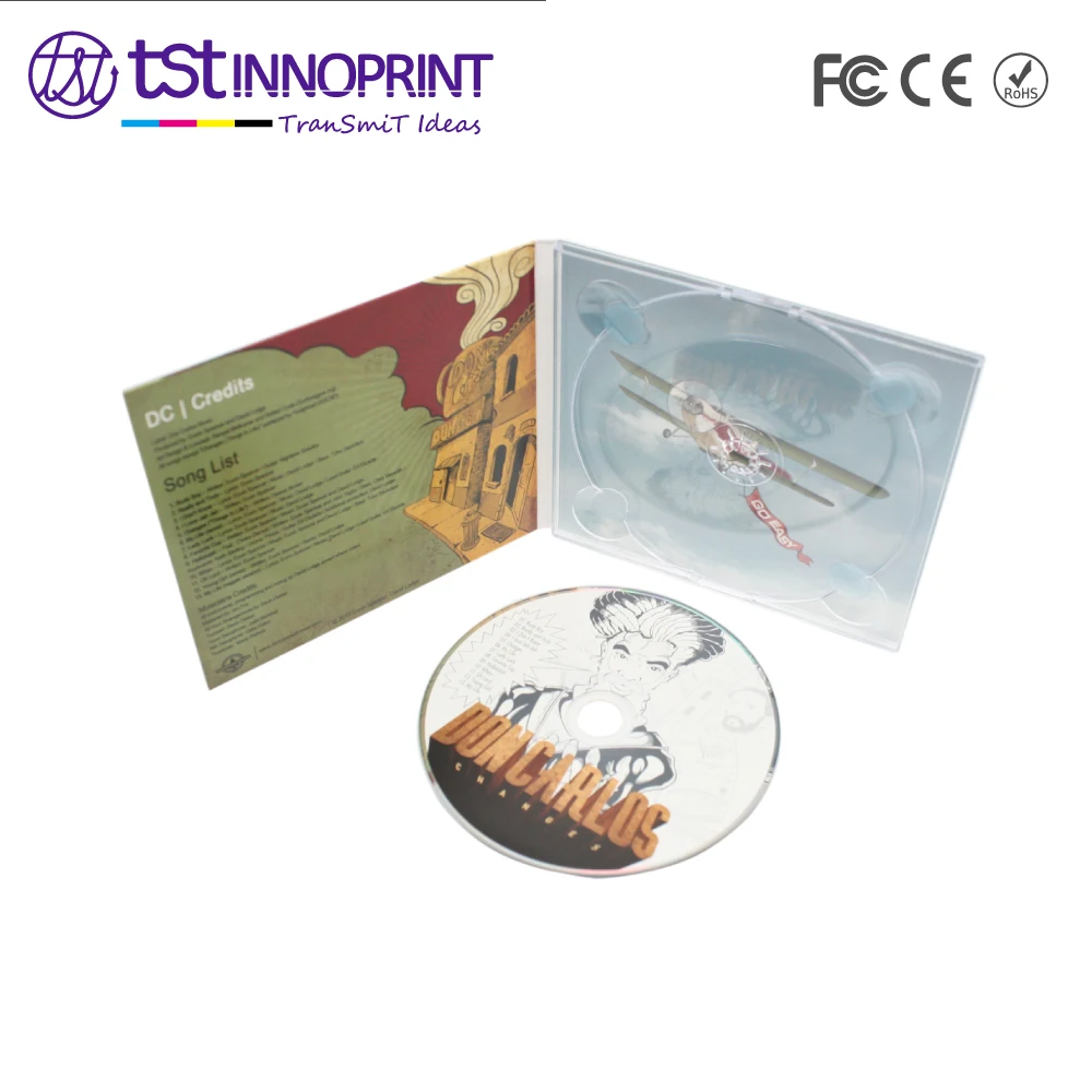 Customized CD / DVD Digipack Design with Spider Hub Package
