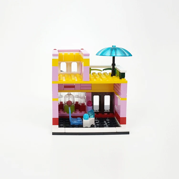 Panlos 657007 Street View Building Blocks Educational Toys for Kids