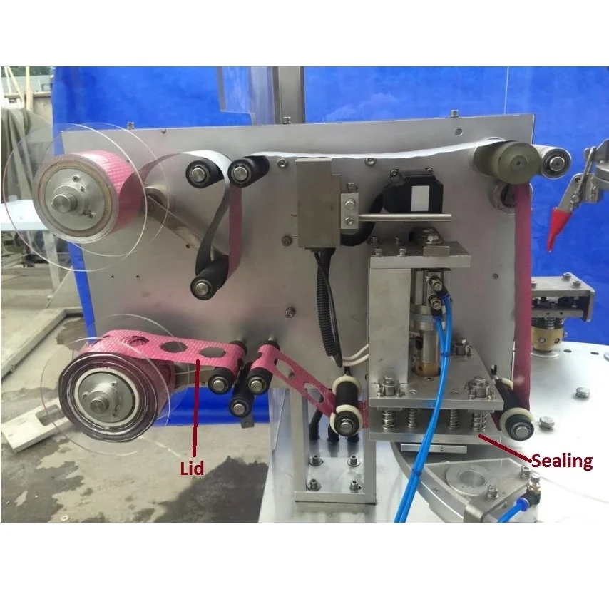 
Rotary automatic coffee packing machine with empty capsules 