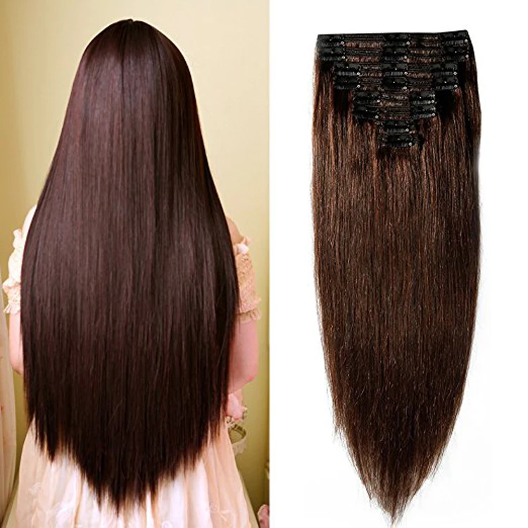 Straight Shoulder Length Hair Style Hair Talk Extensions 24 Inch Clip-in  Human Hair Extensions - Buy Hair Talk Extensions,24 Inch Clip-in Human Hair  Extensions,Straight Shoulder Length Hair Style Product on 