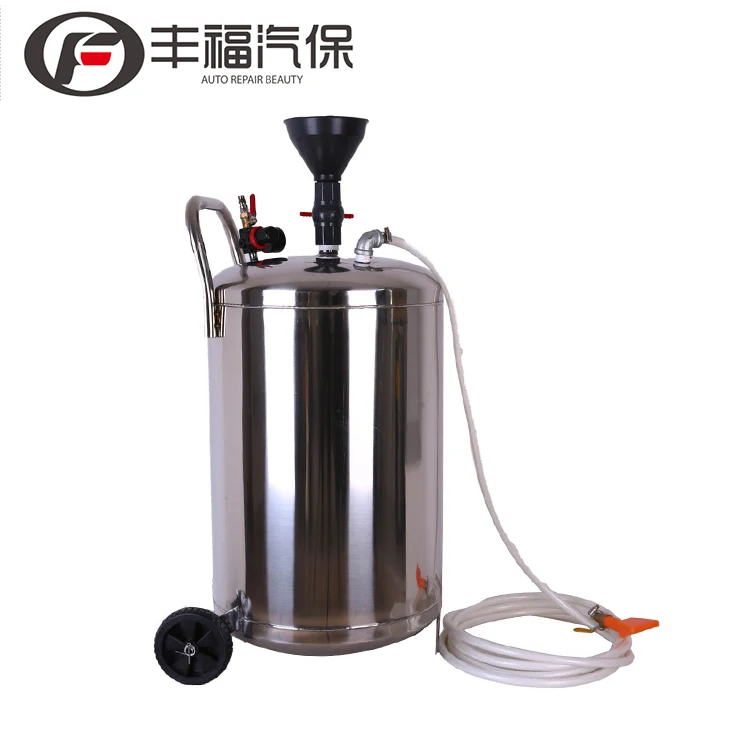 80L Handcart Foam Cleaning Machine Iron Bucket Car Wash Foam Tank