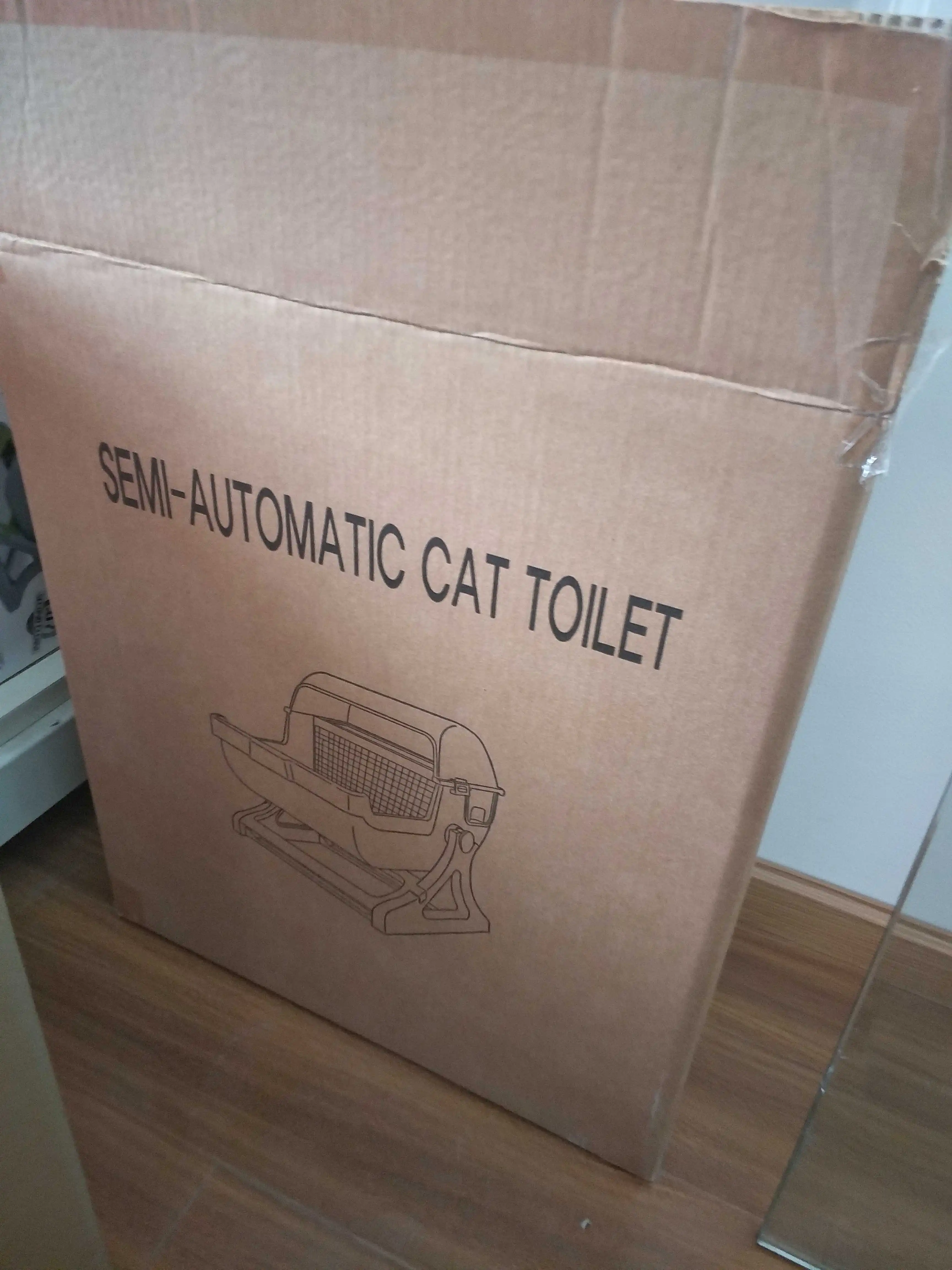 Leyou Pet Hot Selling Semi automatic Pet Grooming Foldable Cat Litter