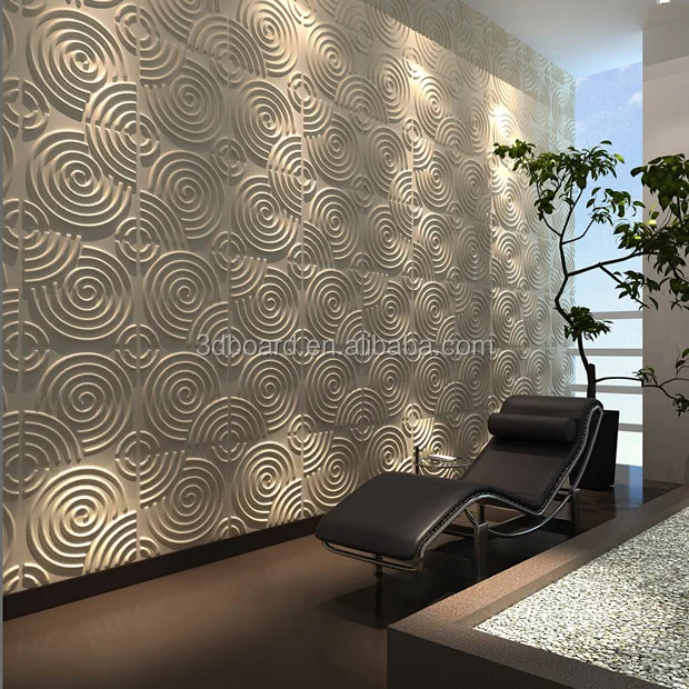 Wallpaper | Plain Grey Non-Woven Embossed Wallpaper | Living and Home