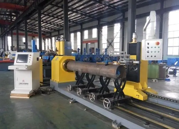 CNC 3 Axis Plasma Flame Pipe Rotary Tube Steel Cutting Machine