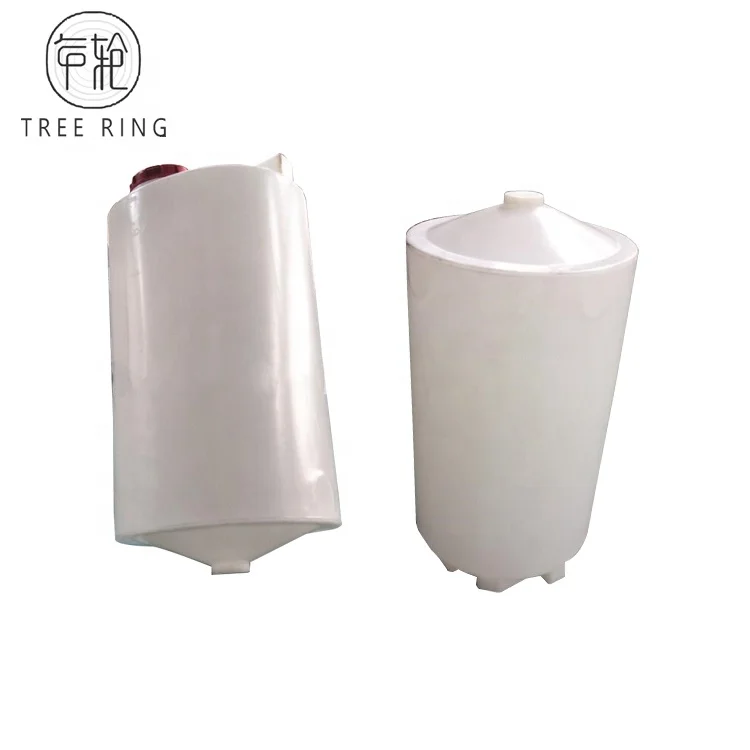 20 галлонов полиэтиленовый натуральный полупрозрачный конический резервуар для воды с выходом для хранения и транспортировки жидкостей