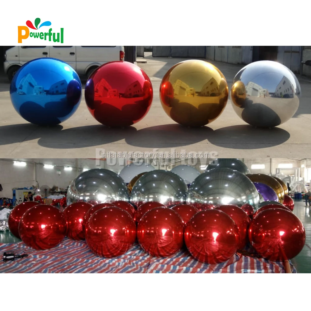 Customized Inflatable Hanging Decoration Mirror Ball,Giant Reflective