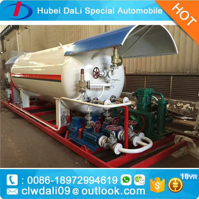 ISO Cryogenic Storage tank Container lpg Gas tank Truck