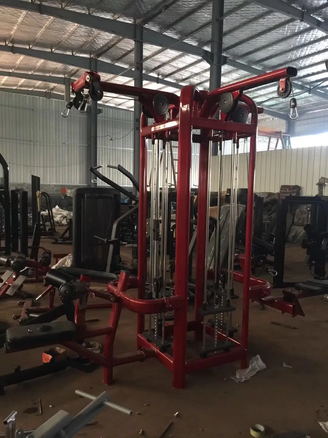 High-quality commercial 4 multi station gym fitness equipment