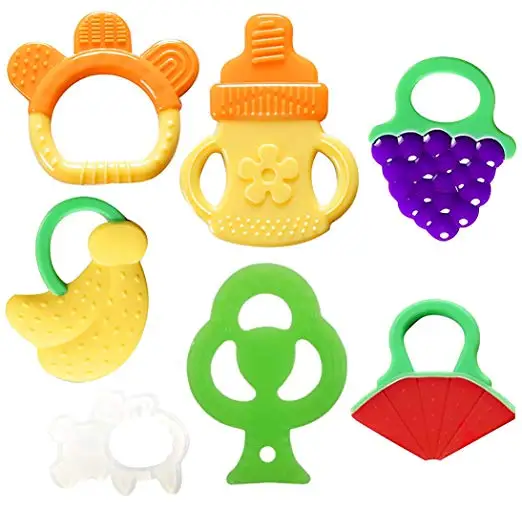 Silicone Baby Teething Toys 5 Pack 