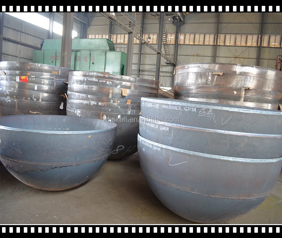 Large Size Metal End Cap, Elliptical Head for tank