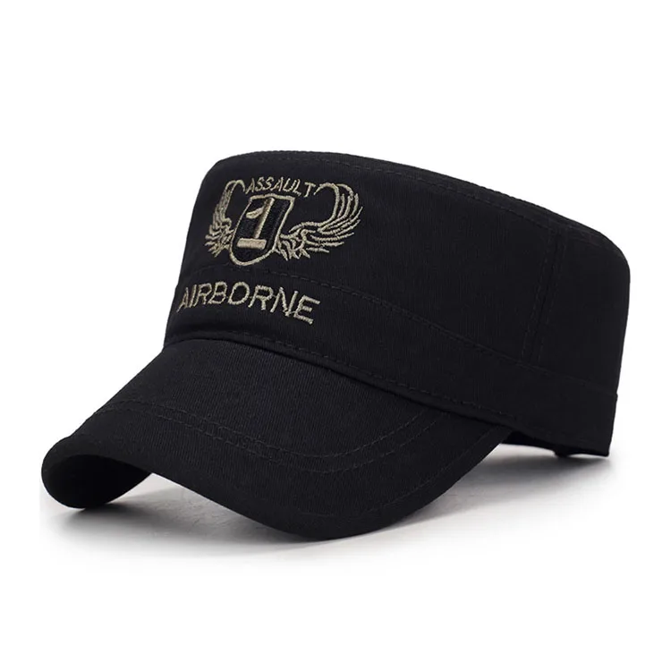 Men Military Army Flat Top Street Cap Hat