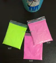 100g lot Luminous Pigment Phosphor Powder photoluminescent Pigment 10 ColorsX10g Glow at Night Coating Nail Polish