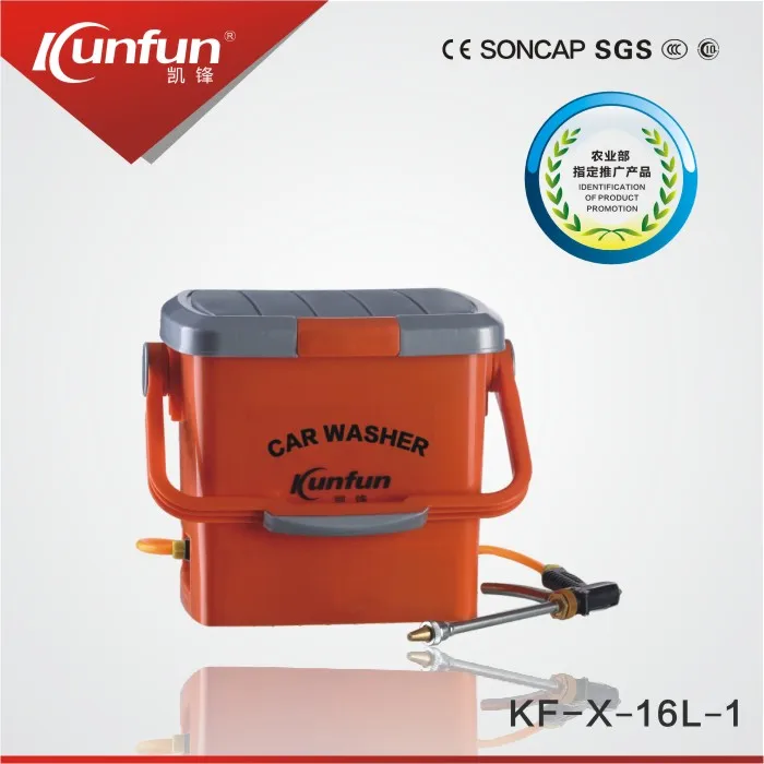 16L корзину Электрический мойки машины чистки автомобиля машина корзина автомобиль washerKF-X-16L