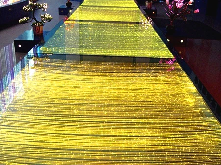 0 75 мм ПММА точечная Мерцающая вспышка из оптического волокна для освещения занавесок