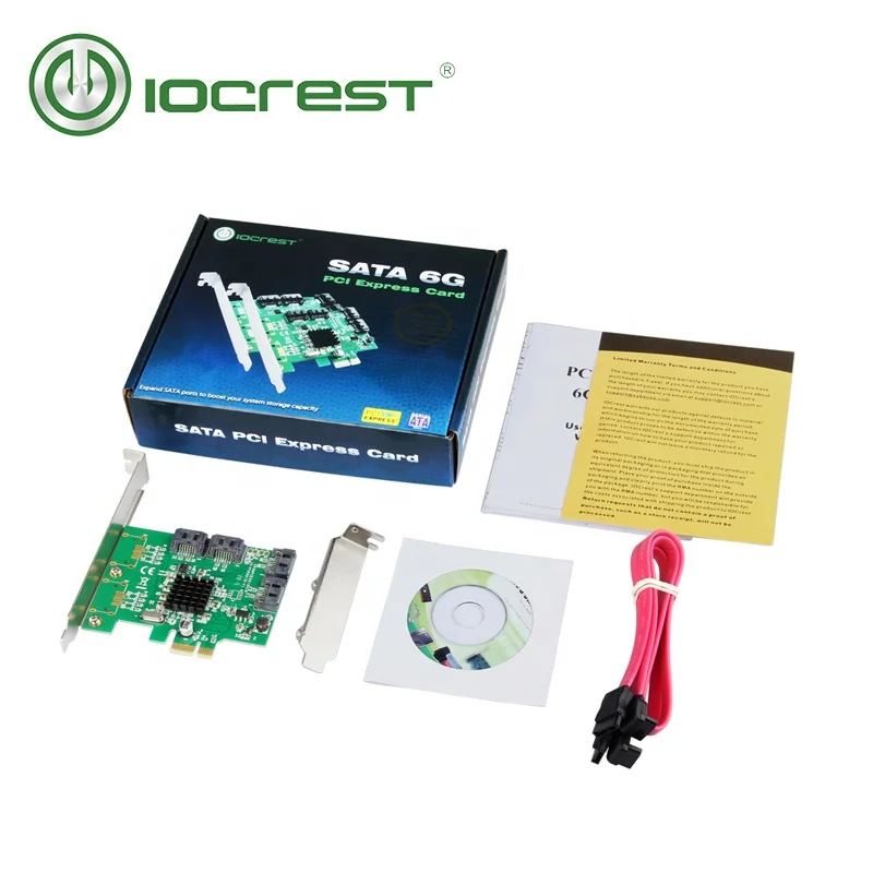 4 Port SATA III PCI-e RAID Karte – Marvell 9236 Chipsatz, Für SSD & HDD Erweiterung