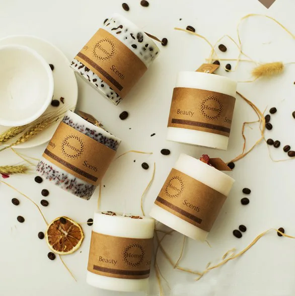 Декоративная Ароматизированная свеча, частная торговая марка, банки для свечей из соевого воска на день рождения оптом