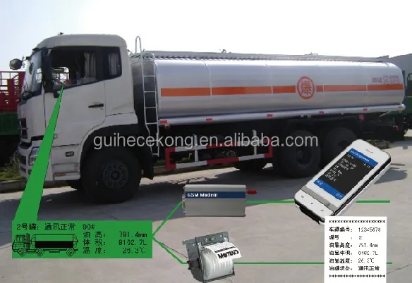 Magnetostrictive Float Sensor Oil Tanker Vehicle Fuel tank Truck Liquid Level Gauge