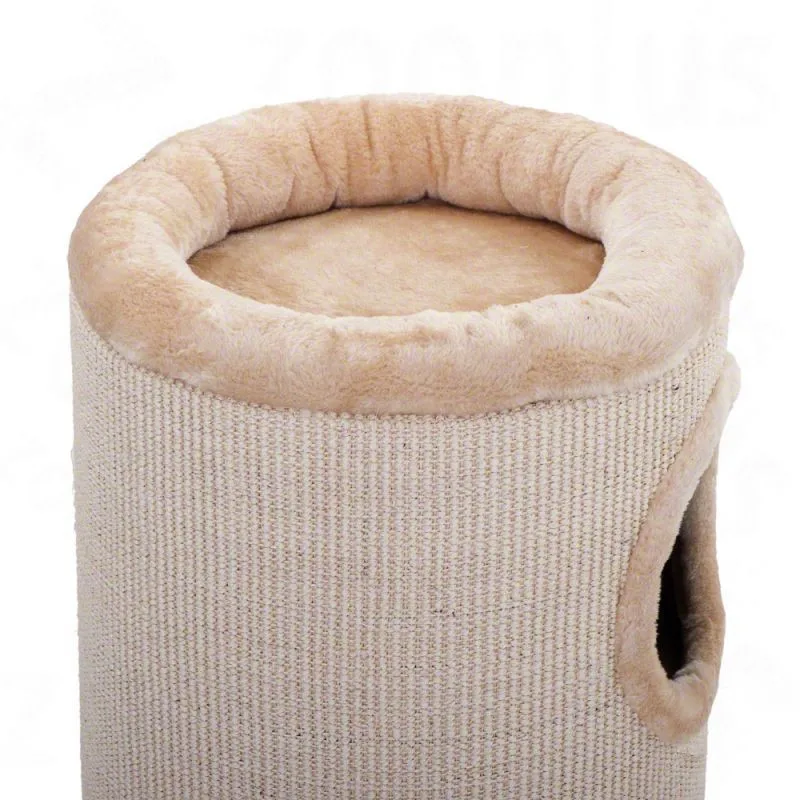 Cat Scratching Barrel Tree Post Bed House Scratcher Activity Toy