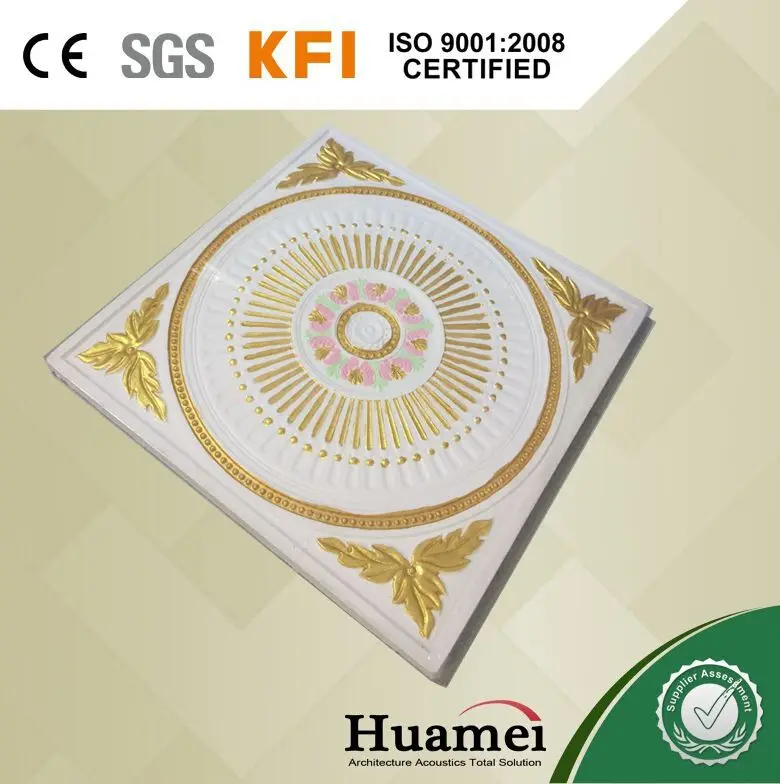 600*600*15mm Bahan Bangunan Papan Gipsum Plafon Harga Filipina 
