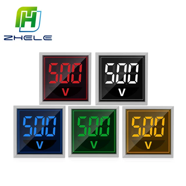 Taidacent Red 0-200V Measurement Range 4.5-30V Power Supply Volt Meter Mini Digital DC Voltmeter Display Three Wire Voltmeter