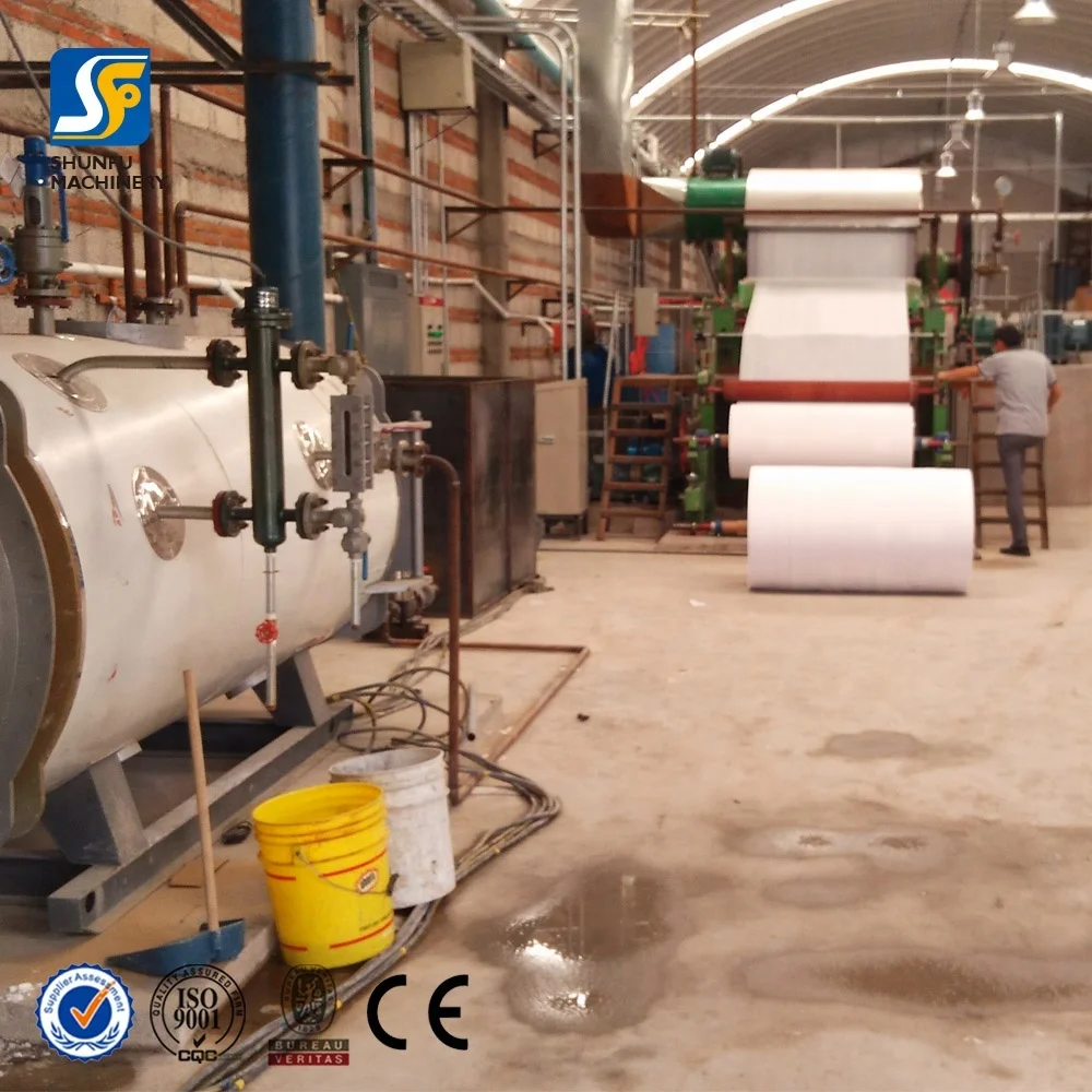 Small Scale Waste Paper Recycling Plant Toilet Paper Manufacturing Machine for Sale