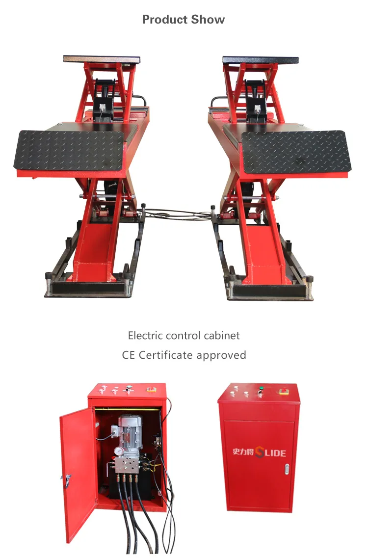 Wheel Alignment On Ramp Wheel Alignment Ramps - Precision with Hydraulic Scissors