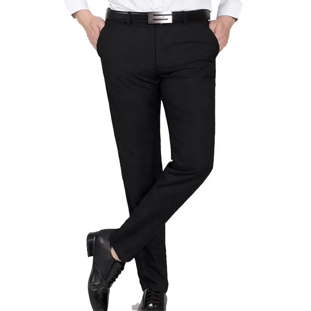 mens black business pants