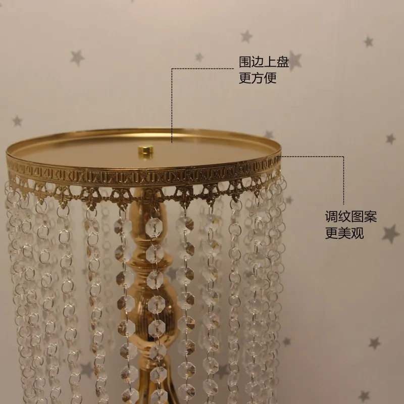 WEDDING AISLE DECORATIONS CRYSTAL PILLARS