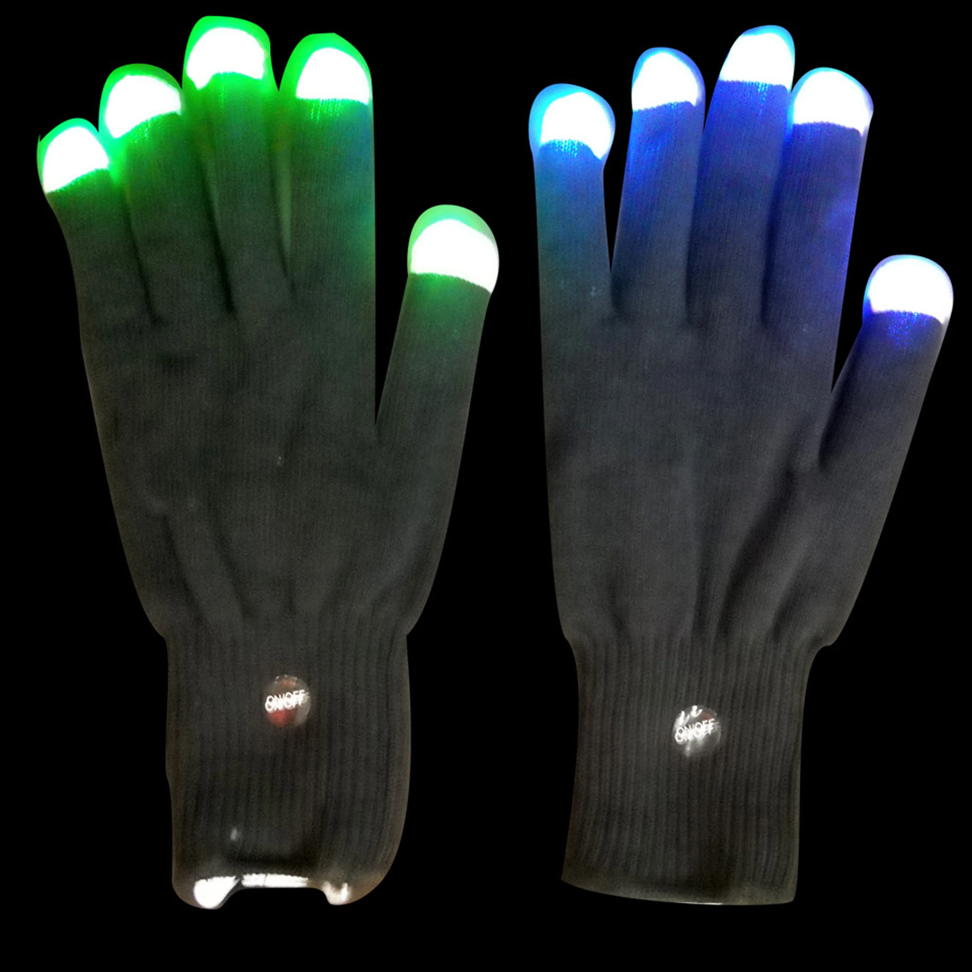 Wholesale Glow Gloves - LED Finger Lighting For Halloween