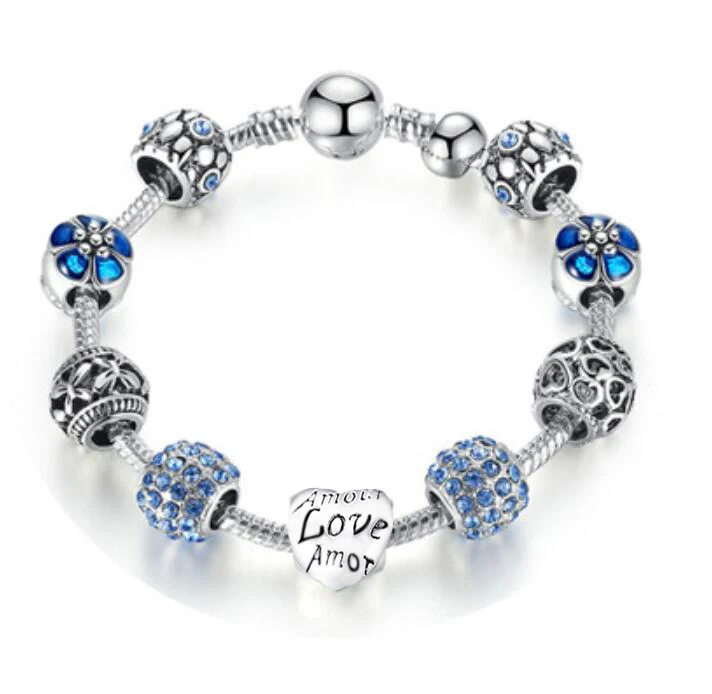 Breloque Argent Sterling 925 MULA - Compatible Bracelets Européens, Cadeau Personnalisable
