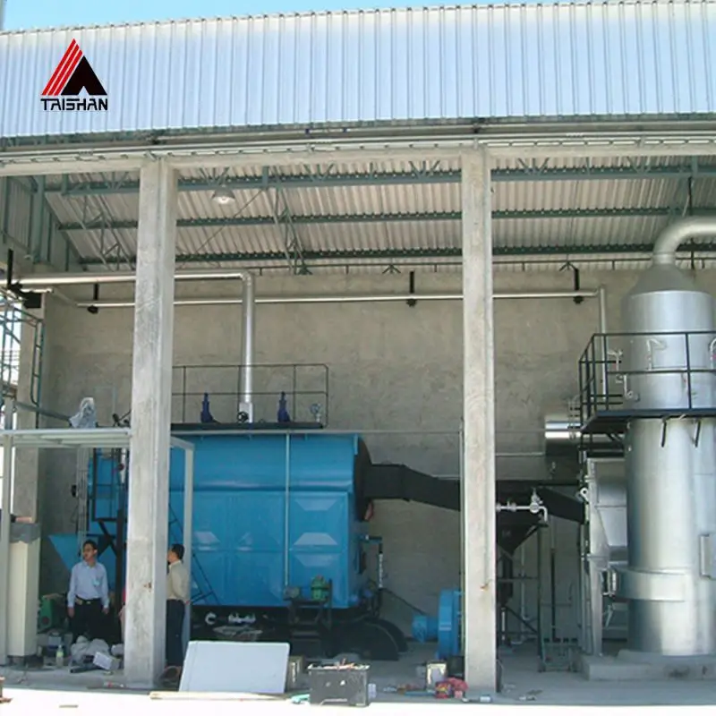 Manual Operation 100Tons Coal Fired Steam Boiler for Power Plant