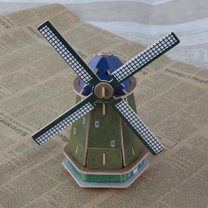 Оптовая продажа с фабрики образовательные детские деревянные 3D головоломки игрушки физические знаки