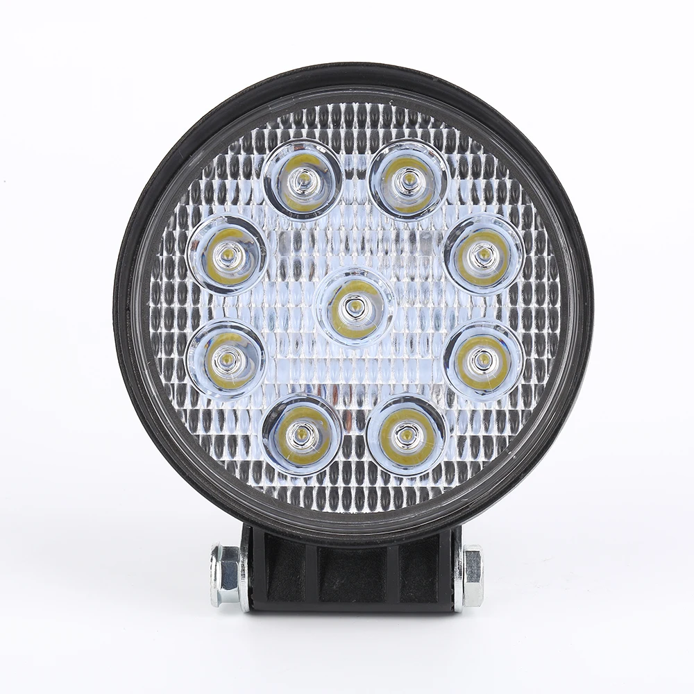 Auto Light Round 4 Inch Tractor Led Flood Work Light 27w For Truck ...
