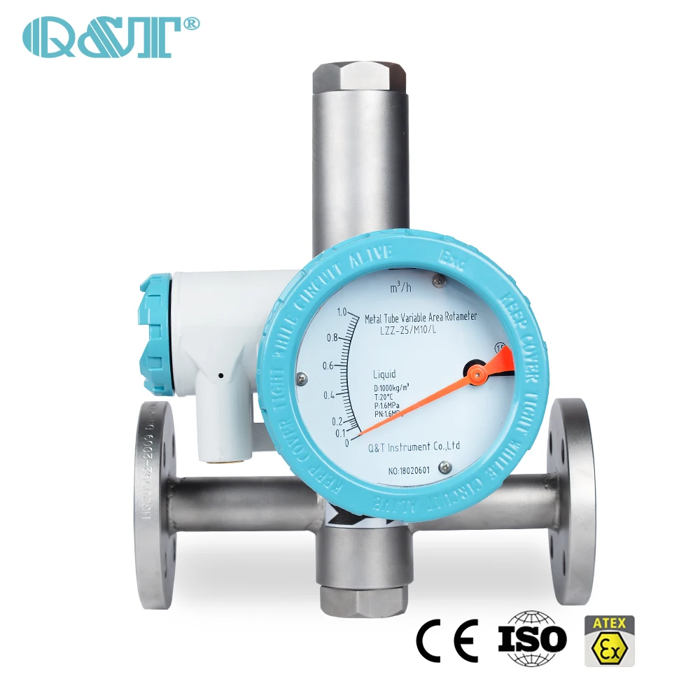 Stainless Steel Mechanical Variable Area Flow Meter Local Indicator Liquid Customizable OEM for Gas Medium