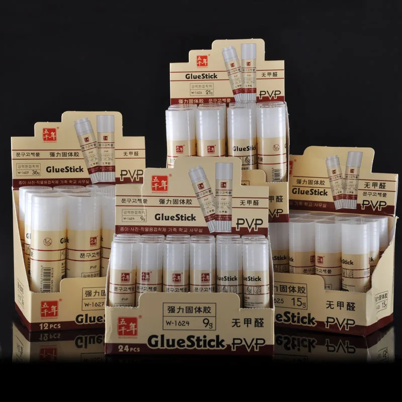 Wuqiannian Новое поступление, сильный клей 21 г, твердые Клеевые стержни ПВП