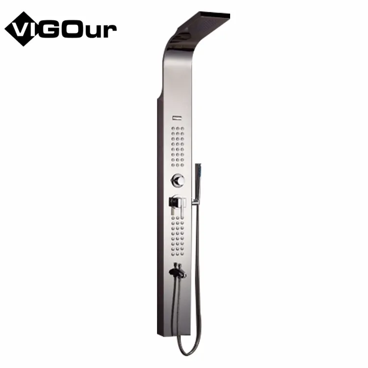 Высокопрочный поставка фабрики водопад 4 подъездных путей переключающий клапан смарт-набор для ванной душевая панель из нержавеющей
