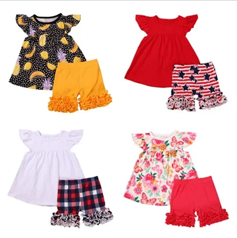 ブティック子供服フリル服卸売幼児服甘い女の子夏服 Buy 女の子の夏の服 ブティック子供服 幼児服 Product On Alibaba Com