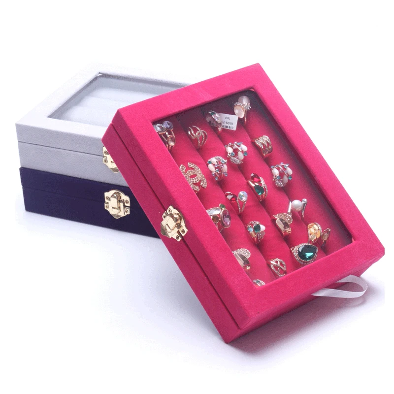 Fashion Organizer Show Case Jewelry Display Rings Holder Box Multicolor Ring  Storage Ear Pin Display Box Organizer Box Wholesale - Buy Jewelry Display,Organizer  Box,Multicolor Ring Storage Box Product on Alibaba.com