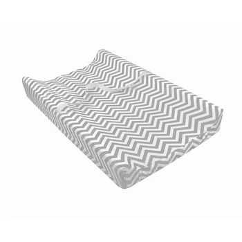 Changing Pad Cover Unisex Sheets for Baby Girl and Baby Boy Grey Chevron Changing Pad Cover
