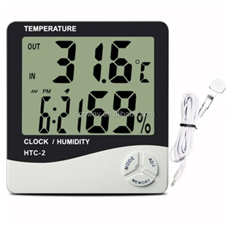 1pc Home Electronic Digital Thermometer Hygrometer, Indoor And Car  Temperature Humidity Gauge