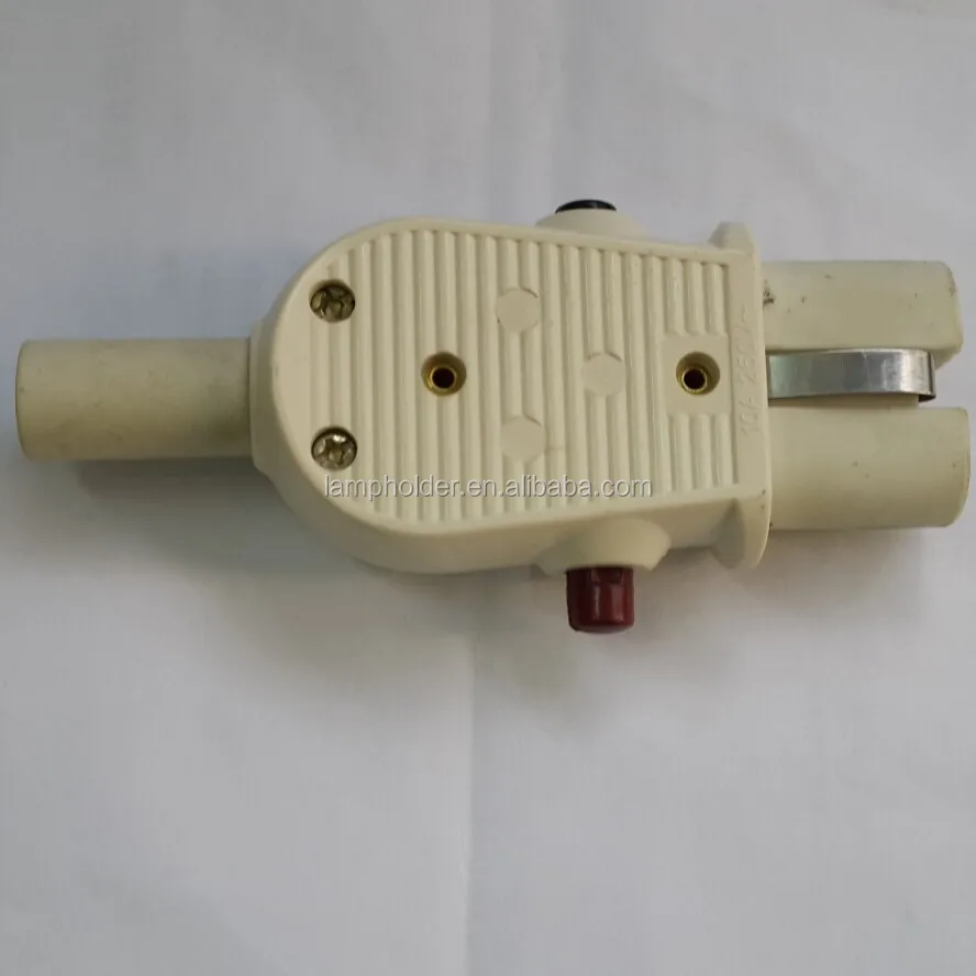 F315K 16A Bakelite Shell Ceramic Socket Electrical Plug Socket with the Pull Switch for the Rice Cooker